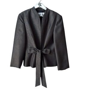 Miller Shor Front Tie Short Suit Jacket Size 12